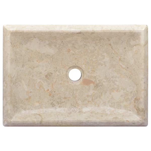 Handfat gräddvit 50x35x10 cm marmor