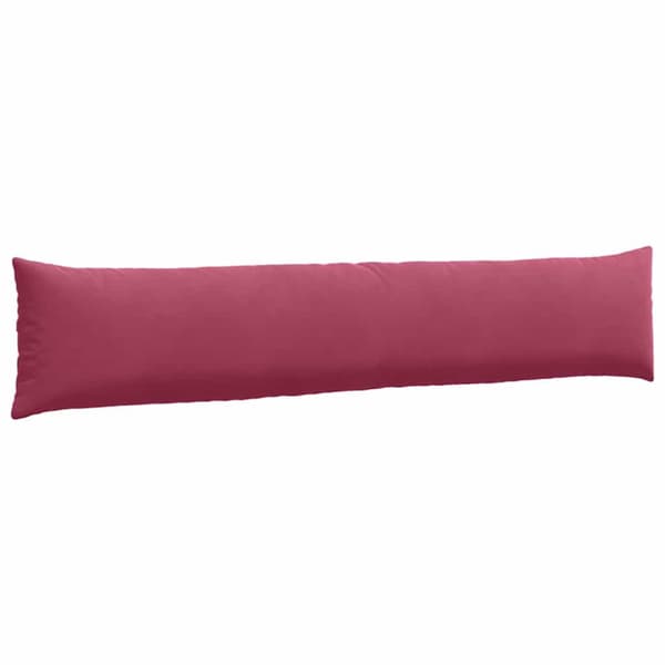 Sofakuddar 2 pcs Vinröd 200 x 40 cm Kordread tyg