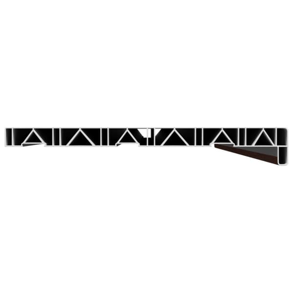 Fönsterbräda Brun trä 140 x 35 x 4,5 cm PVC