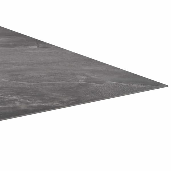 Golvplankor 55 pcs Svart 5,11 m² PVC