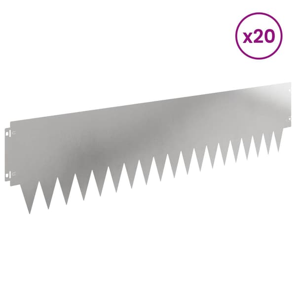 Kant för gräsmatta 20 pcs metall