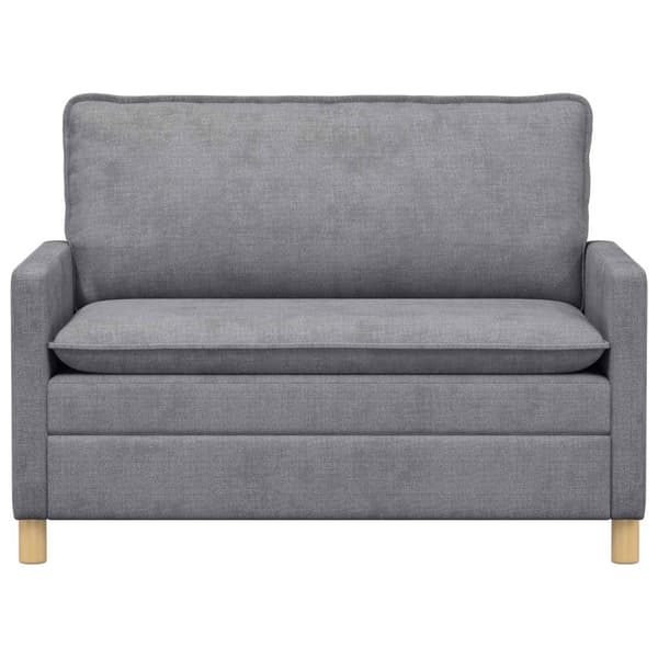 Soffa Ljusgrå 126 x 81 x 87,5 cm Polyester