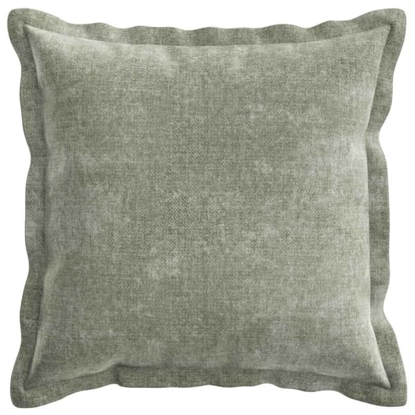 Kuddöverdrag 2 st HOUTEN Grön 45 x 45 cm Chenilletyg