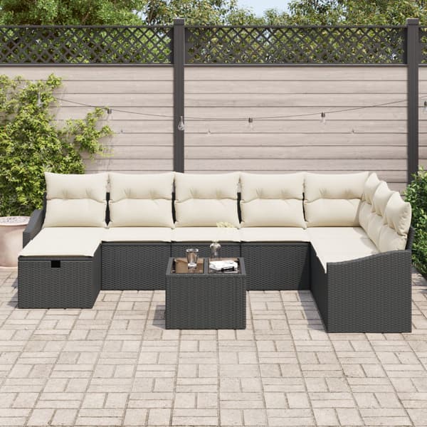 Soffset med kudde 8 pcs konstrotting