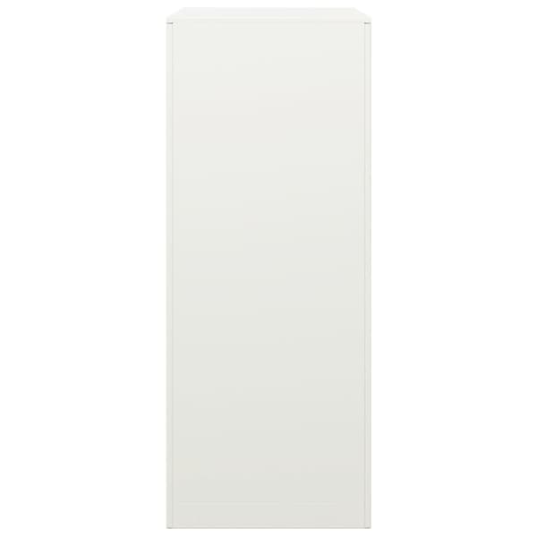 Vedställ vit 60x40x100 cm stål