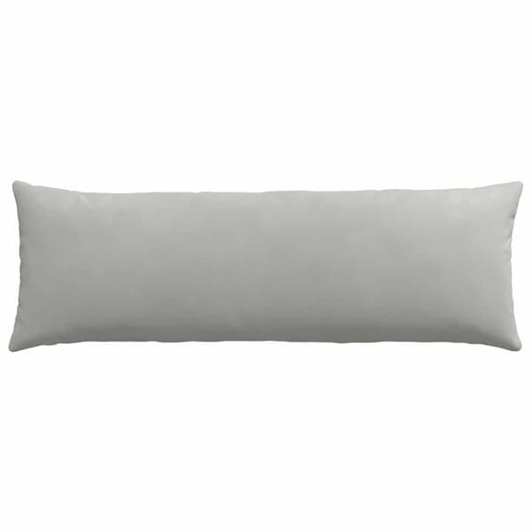 Sofakuddar 2 pcs Ljusgrå 120 x 40 cm tyg
