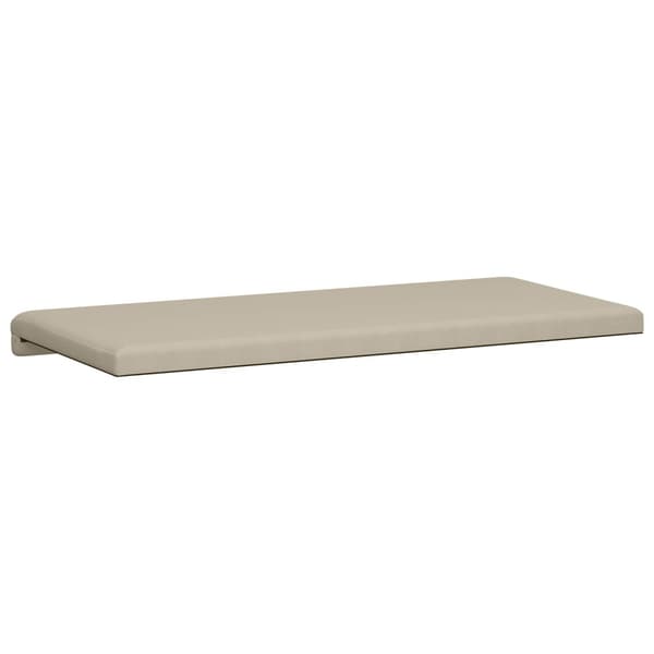 Bänk kudde Texturerad Sammet Sand Djup 35 cm