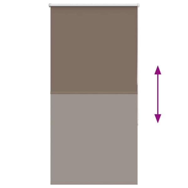 Mörkläggningsgardin kaffe 70x175 cm tygbredd 65,7 cm polyester