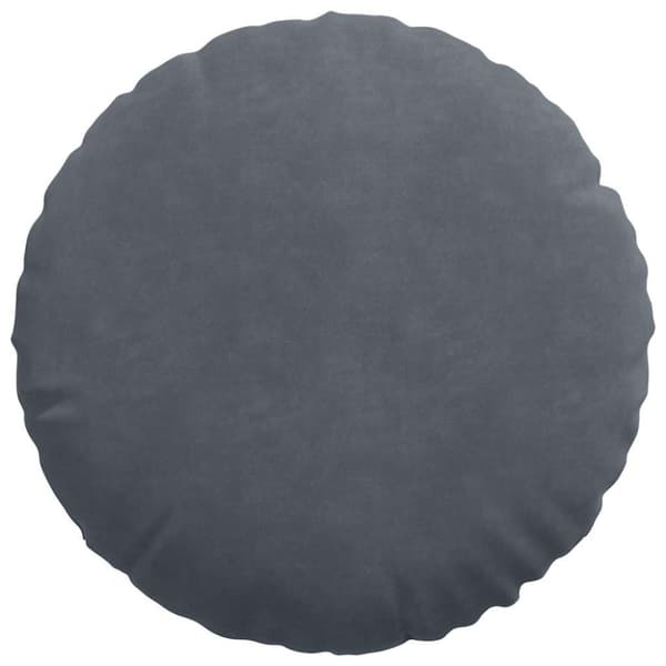 Sittkuddar 2 pcs Mörkgrå Ø 40 x 13 cm Sammet
