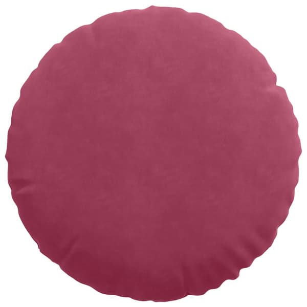 Sittkuddar 2 pcs Vinröd Ø50 x 19 cm Sammet