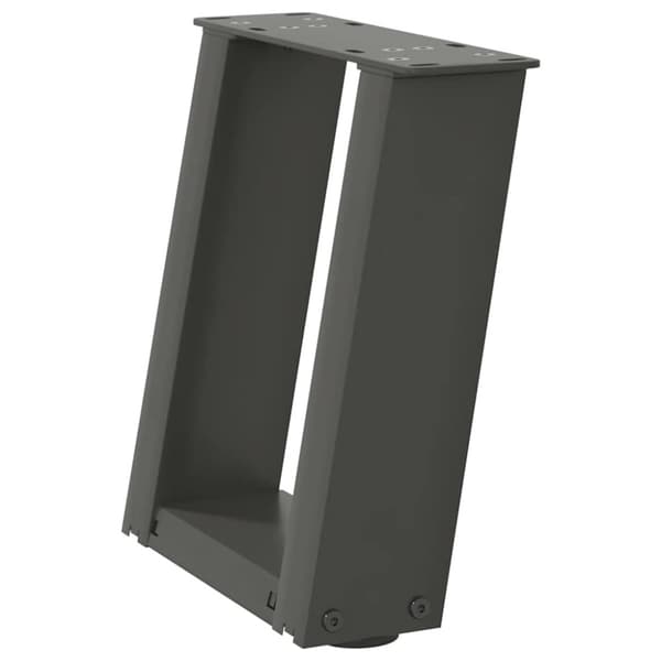 Soffbordsben U-formade 2 st antracit 30x(30-31) cm stål