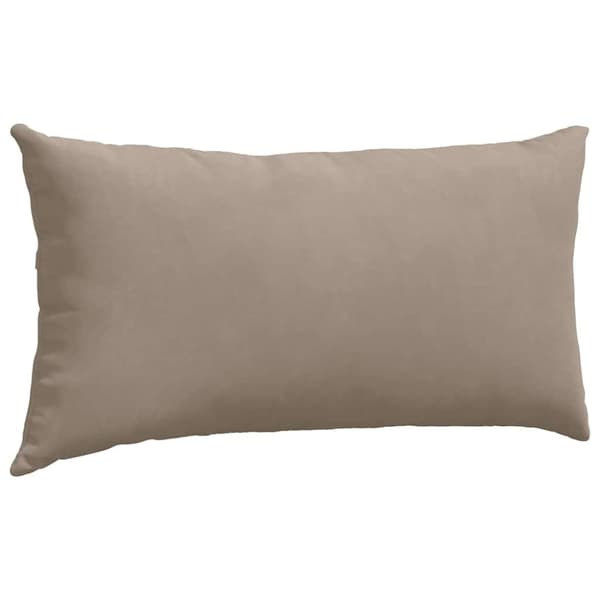 Sofakuddar 2 pcs Taupe 80 x 40 cm tyg