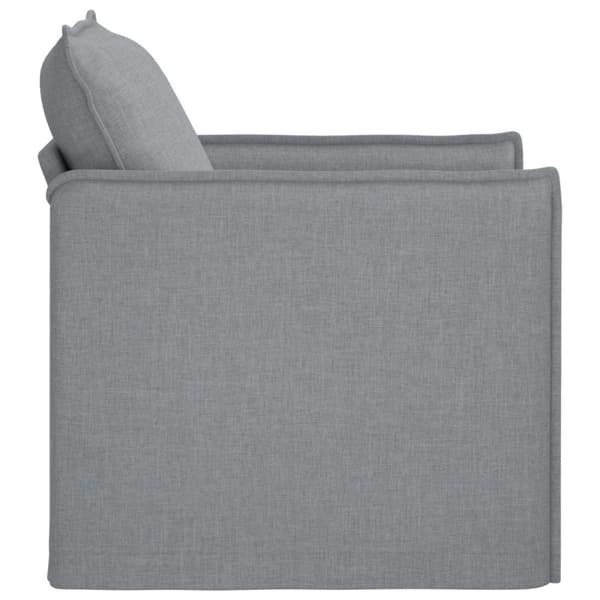 Soffa Ljusgrå 195 x 82 x 85 cm tyg