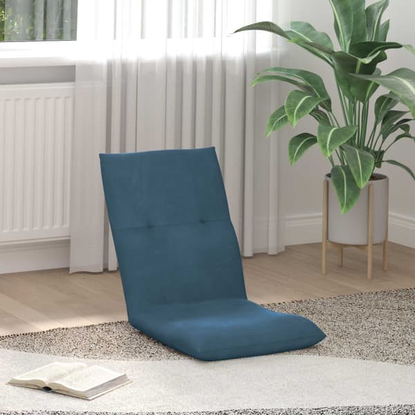 Golvstol Blå 46 x 50 x 61 cm Sammet