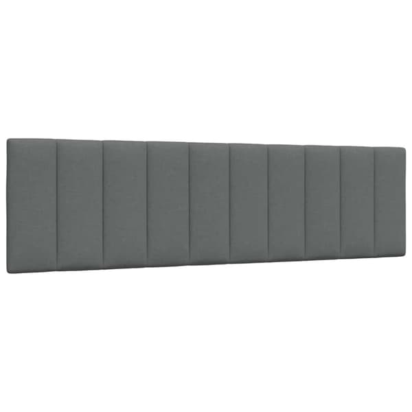 Bed Frame without Mattress "Hanko" Dark Grey 180x200 cm Fabric
