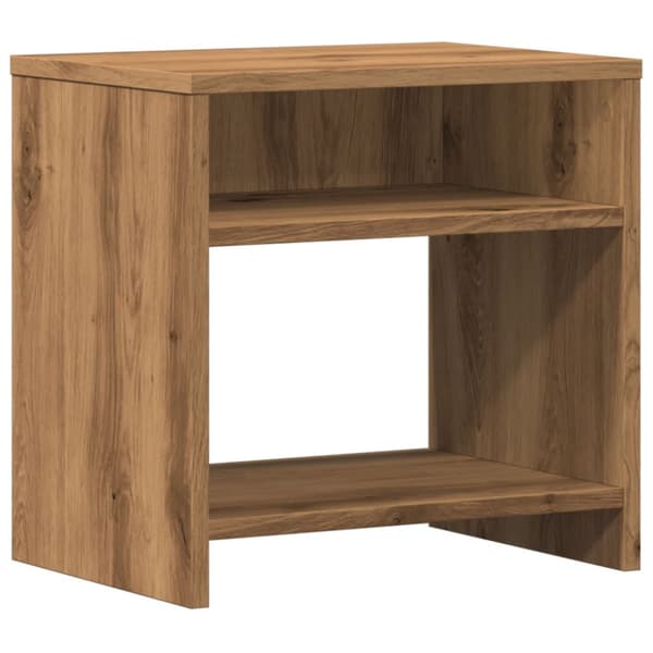 Sängbord ek 40x30x40 cm konstruerat trä
