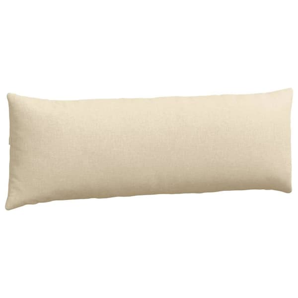 Sofakuddar 2 pcs Kräm 120 x 40 cm tyg
