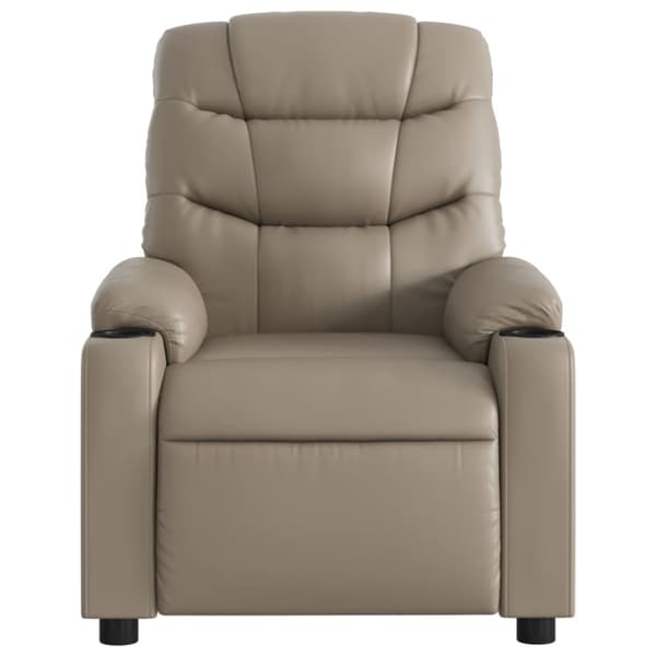 Reclinerfåtölj cappuccino konstläder