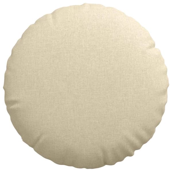 Sittkuddar 2 pcs Kräm Ø80 x 29 cm tyg