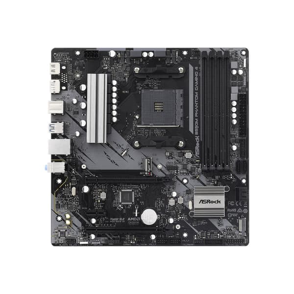 ASRock B550M Phantom Gaming 4 - moderkort - micro ATX - Socket AM4 - AMD B550