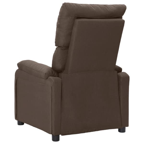 Reclinerfåtölj taupe tyg