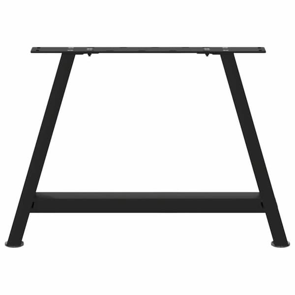Soffbordsben A-formade 2 st svarta 70x(42-43) cm stål