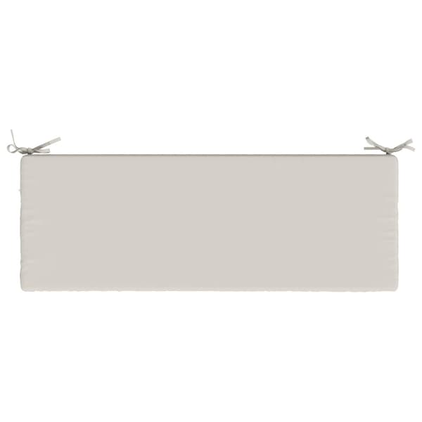 Bänk kudde SOEST 100% Polyester Vit 120 x 40 x 5 cm