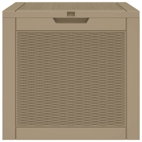 Dynbox ljusbrun 55,5x43x53 cm polypropen