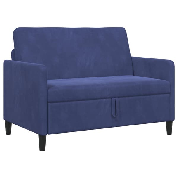 Soffa med förvaring Polisblå 122 x 78 x 87 cm Polyester