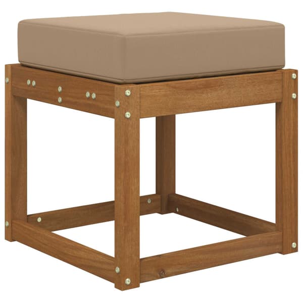 Utomhus sitskudde Taupe 40 x 40 x 8 cm 100% Polyester