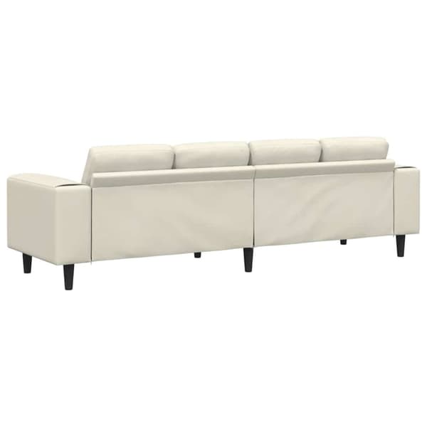 Vardagsrumsoffa Kräm 250 x 77 x 76 cm
