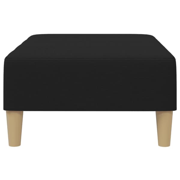 Fotpall svart 77x55x31 cm tyg