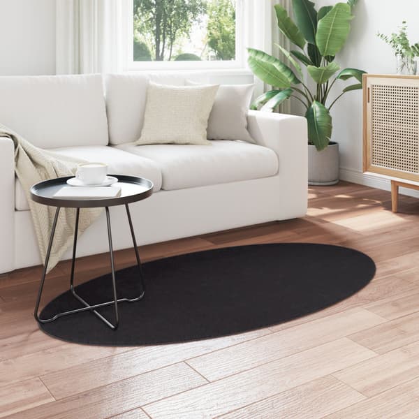 Matta HUARTE Svart 80 x 150 cm 100% Polyester