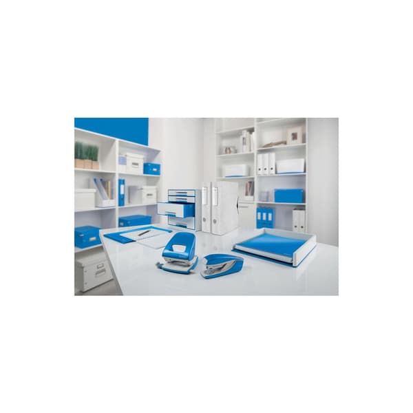 Häftapparat LEITZ WOW 5502 30ark blå