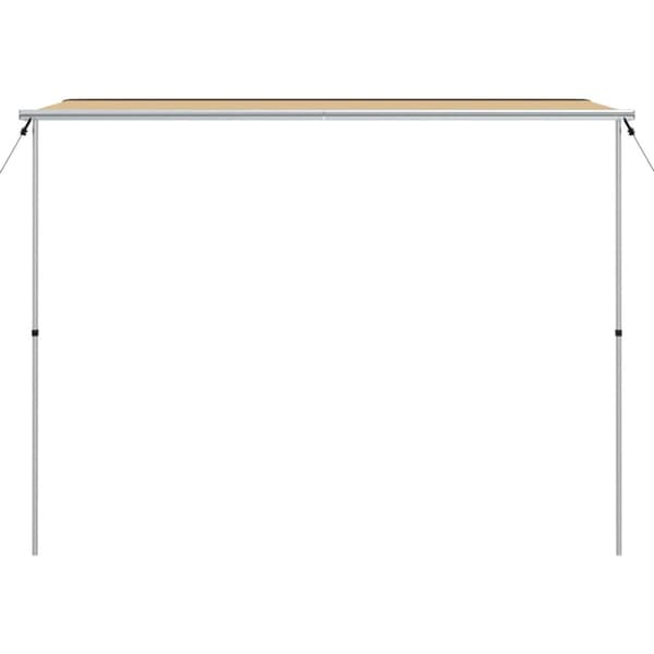 Husvagnsmarkis 3x2x2,15 m beige