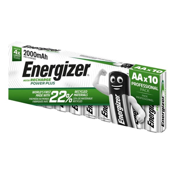 Batteri Laddbar ENERGIZER P-P AA 10/fp