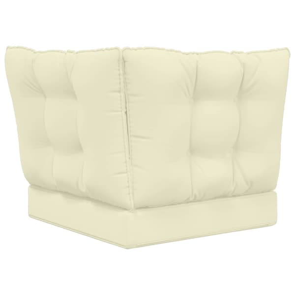 Utomhus Soffa Kudde 3 pcs Kräm Polyester