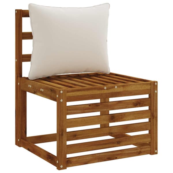 1-delad ryggkudde PUTTEN 100% Polyester Vit 60 x 40 x 15 cm