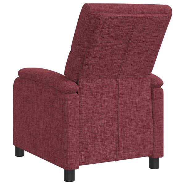 Recliner Vinröd Tyg