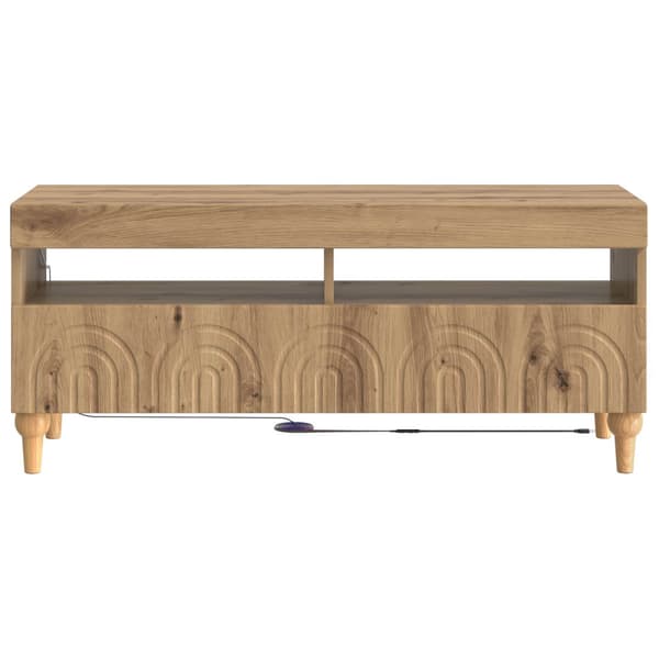 LED TV-skåp Artisan-ek Konstruerat trä