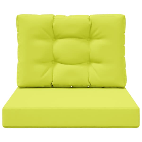 Utomhus Soffa Kudde 2 pcs Grön Polyester