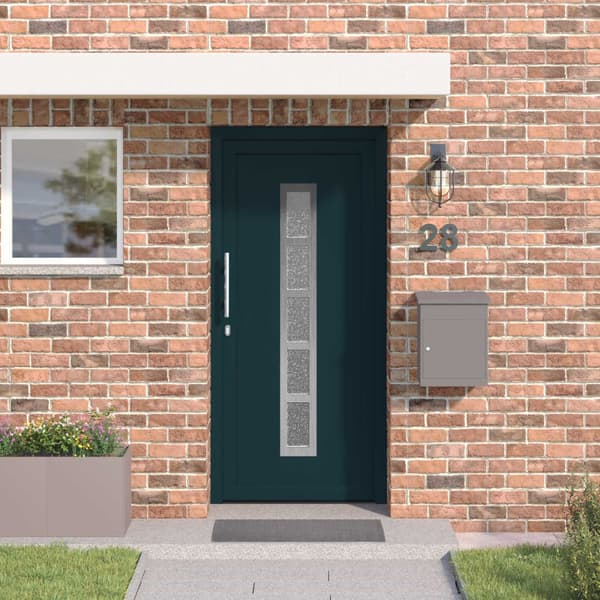 Framdörr Antracit 108 x 208 cm PVC