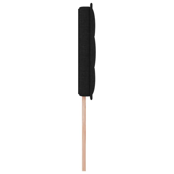 Huvudgavel Svart 100 cm tyg