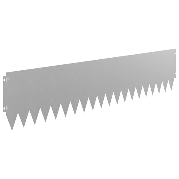 Kant för gräsmatta 10 pcs 103 x 25 cm Stål Rostig