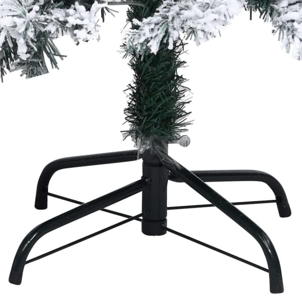 Plastgran med snö grön 180 cm PVC