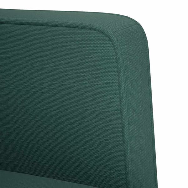 Loveseat soffa mörkgrön 111 cm tyg
