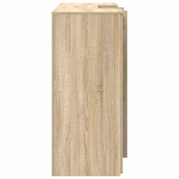 Receptionsdisk sonoma-ek 155x50x103,5 cm konstruerat trä