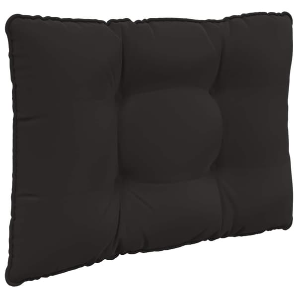 Utomhus Soffa Kudde 2 pcs Svart Polyester