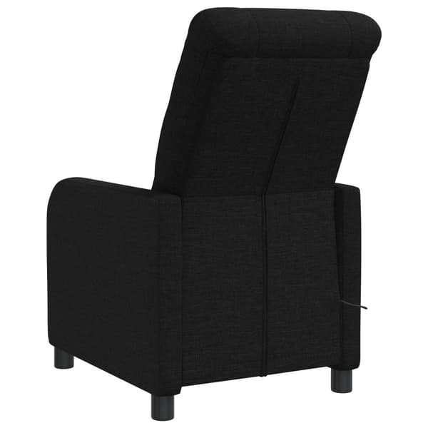 Massagefåtölj Svart Tyg