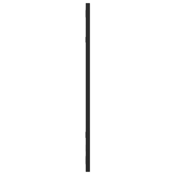 Väggspegel svart 30x60 cm rektangulär järn